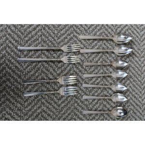 11 Pc Capri (Silverplate, 1935) Flatware - 1881 Rogers - by Oneida - DISCONTINUE